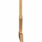 Ekena Millwork Saratoga Timber Gable Bracket, Western Red Cedar, 108"W x 22"H x 1 1/2"D x 3 1/2"F, 5/12 Pitch GBW108X22X0204SAR00SWR - alternate 3